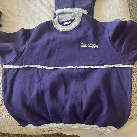 RARE Set Madhappy Ombre Purple Disney Font Hoodie Set Size M - Picture 11 of 14